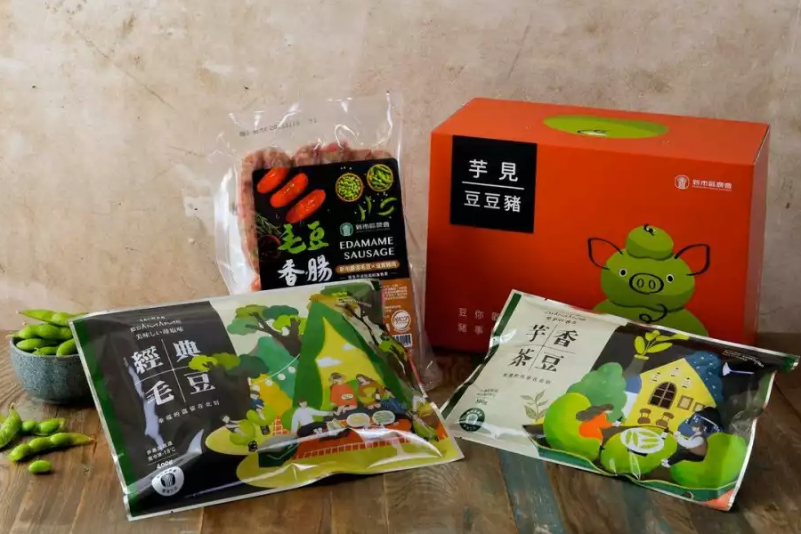 新市農會回購超高-豆豆豬毛豆香腸禮盒